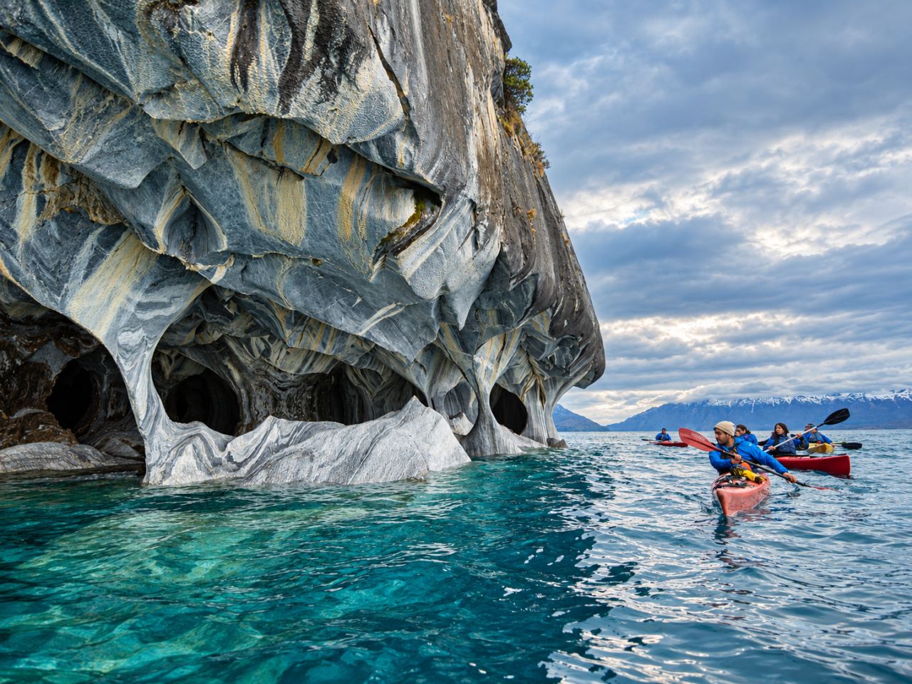Kayaking the Marble Caves