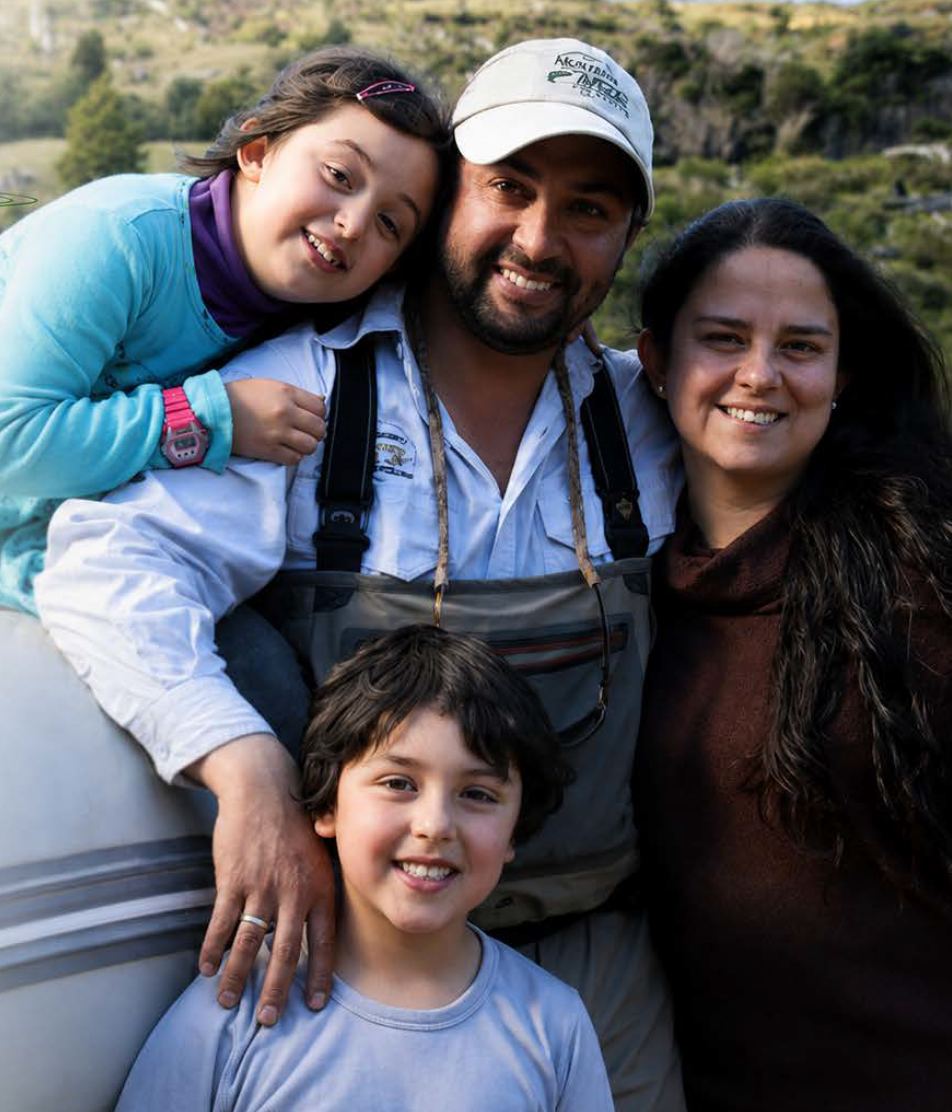 Consuelo and Eduardo Barrueto with their children